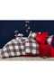 Plaid Patterned Digital Double Quilt