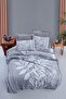 Leaf and Flower Patterned Digital Double Quilt