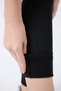 Women's Black Winter High Waist Leather Detailed Back Double Pocket Raster Pants Leggings - 7