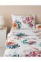 Flora Vista Digital Printed Soft Cotton Double Duvet Cover Set Orange - 3