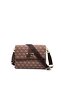 Coffee - Coffee Monogram Women's Crossbody Bag Sp1009 - 5