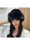 Luxury Winter Plush Fur Hip Hat - Faux Fur, Russian Slavic Mongolian Collar Christmas Gift