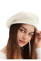 Ecru French Painter Austrian Wool Felt Beret - 3