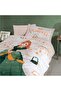 Tiana Stone Color Clasy Single Ranforce Duvet Cover Set - 3