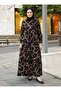 Patterned Hijab Dress - Beige - ZENANE