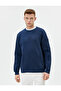 Crew Neck Sweat with Comfortable Cut Zipper Pocket Stitching Detail - 3