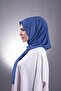 P. Blue Plain Classic Shawl Viscose Fabric Lycra Combed Cotton 202101_17 - 3