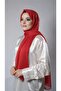 Red Plain Classic Shawl Chiffon Fabric Janjan Evening Dress 202108_31 - 3