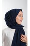 Navy Blue Plain Classic Shawl Medina Silk Simple 202103_02 - 3