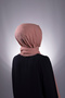Dark Rose Dried Plain Classic Shawl Wrap Shawl202104_41 - 5