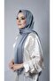 Anthracite Plain Classic Shawl Chiffon Fabric Janjan Evening Dress 202108_25 - 2