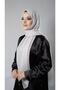 Light Mink Plain Classic Shawl Chiffon Fabric Janjan Evening Dress 202108_56 - 2