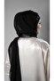 Black Practical Ready-made Interlocking Bonnet Shawl Chiffon Self-Sewn Bonnet Stone Handmade Embroidered 1450_01 - 5