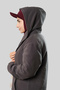 Red Practical Ready-made Hat Hijab Shawl Sandy Plain 3008_31 - 6