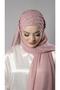 Powder Back Tie Shawl Chiffon with Pearls 1901_06