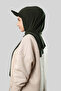 Khaki Practical Instant Hat Hijab Shawl Sandy Plain 3008_09 - 3