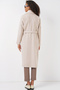 9118 Double Breasted Collar Stamp Coat - Cream - 6