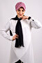 Dusty Rose Practical Ready-made Interlocking Hijab Bonnet Viscose Fabric With Hat Accessories 2104_18 - 2