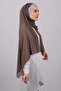 Mink-silver Back Tied Shawl Chiffon Three-Striped Glitter Pleated 1835_1001 - 2