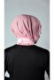 Pink Practical Ready-made Hijab Scarf Sandy Fabric with Back Snap 2206_04 - 4