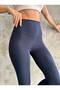 Women's High Waist Diving Fabric Raised Leggings