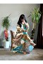 Tesettory New Season Beige Vemavy Summer Viscose Dress - 3
