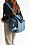 Blue Ultra Light Women's Backpack and Handbag (Model: 571-5A)