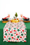 New Year's Decorative Runner - 40X140 Cm, Stain-Proof Fabric - 3