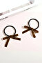 Brown Velvet Bow Model Elastic Buckle 2 Pieces