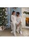 Organic Muslin Men's Set, Pajama Set, Natural Natural-Oeko Tex Certified Fabric - 8