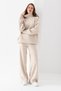 Women's Ribbed Knitwear Set, Turtleneck Bottom Top Knitwear Set, Knitwear Sweater Pants Two-Piece Set, Set - 3
