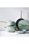7 Piece Gold Nonstick Ceramic Cookware Set - 3