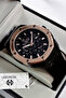 Original Special Boxed Gift Men's Wristwatch, Black, Silicone Strap HME2058C3 - 3