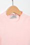 Pink Children's Ribbed Knitted Badi - 2