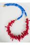 Red Coral Natural Stone Necklace - 7