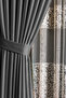 Dark Grey Blackout Blackout Extraforced Pleat Free Flat Planting Backdrop Curtain Clr396