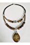 Tree of Life Tiger Eye Natural Stone Necklace - 6