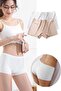 2 Pieces Women's Seamless Invisible Non-Marking Mini Shorts Boxer White Skin