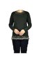 Women's Collar Skirt Embroidered and Stone Seasonal Nergis Bluz