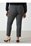 Lcw Grace Women's Pants with Elastic Waist and Crowbar Pattern - 8
