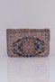 Women's Ottoman Shawl Patterned Ethnic Woven Hand and Shoulder Bag with Chain Strap and Flap Closure Crossbody Bag - 3