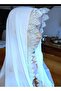 Hand Light Prayer, Needle Carving, White Color Mevlüt Headscarf and Dowry Box - 8