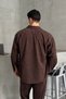 Men's Oversize Cut Velvet Shirt - 8