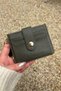 Velina Minimal Wallet with Keychain and Card Holder Detail - 2