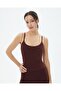 Chestnut Women's Organic Cotton Slim Adjustable Strap Bra Tank Top