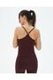 Chestnut Women's Organic Cotton Slim Adjustable Strap Bra Tank Top - 2