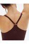 Chestnut Women's Organic Cotton Slim Adjustable Strap Bra Tank Top - 4