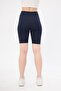 Wide Belt Corded Biker Shorts Tyat NAVY BLUE - 6