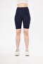 Wide Belt Corded Biker Shorts Tyat NAVY BLUE - 3