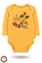 2-Piece 100% Cotton Organic Printed Snap Fastener Baby Bodysuit - 3